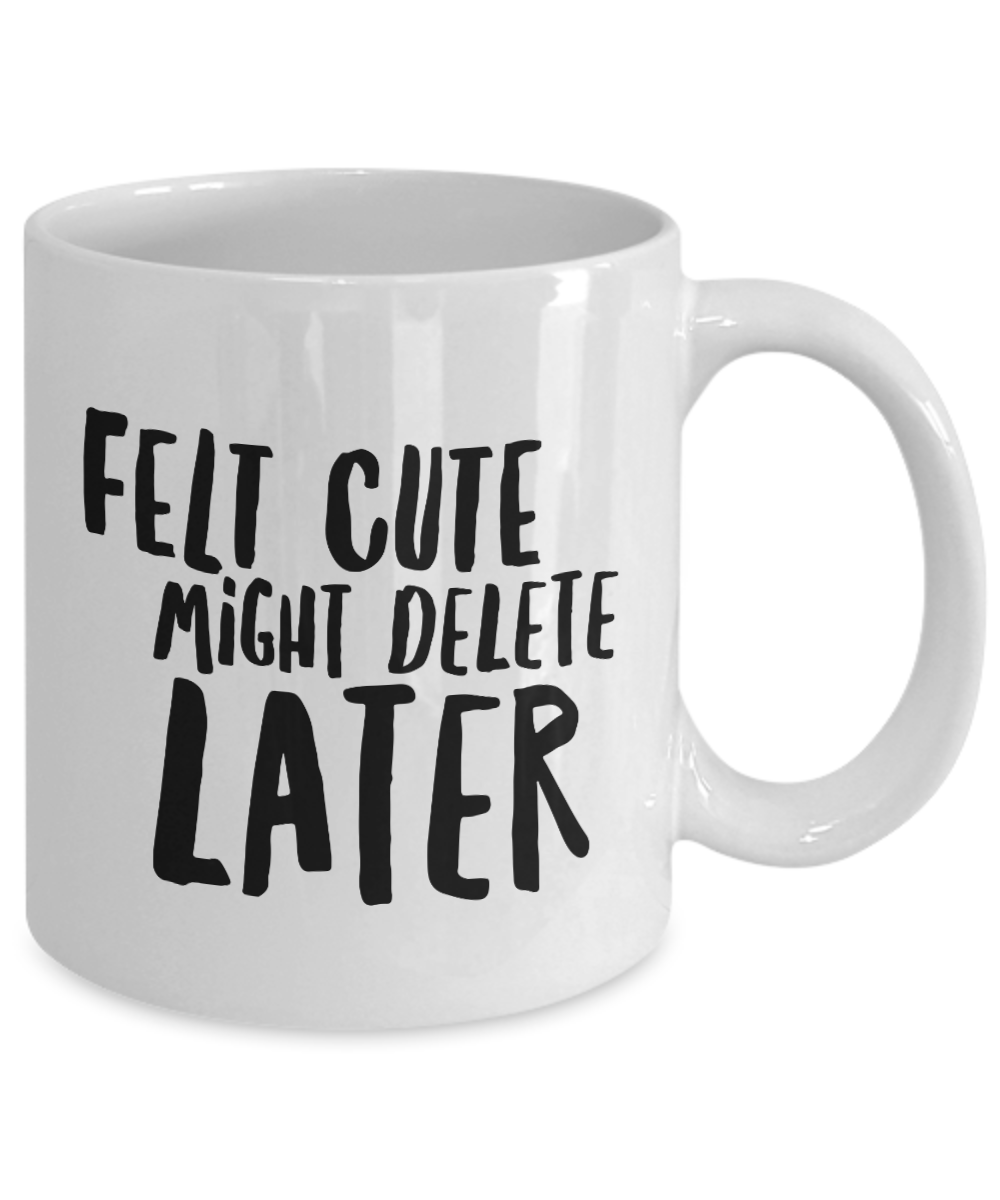 Felt Cute Might Flare up Later Mug Funny Fibromyalgia Cup