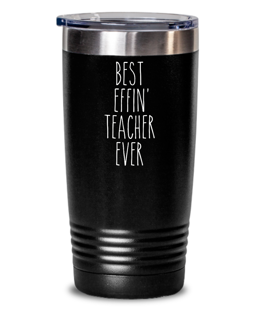 Best Teacher Ever Stainless Steel Tumbler