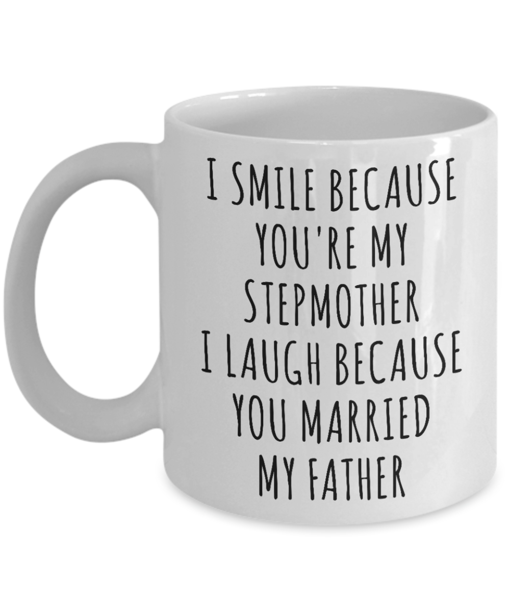 Stepmom Mug Stepmother Gift Idea Stepmom Gifts for Stepmoms Funny Coff –  Cute But Rude