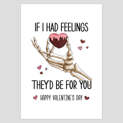 Goth Valentine Card, Valentine Skeleton, Horror Valentine, Romantic Goth Valentines Day, Spooky Valentine, Creepy Valentine, Emo Valentine