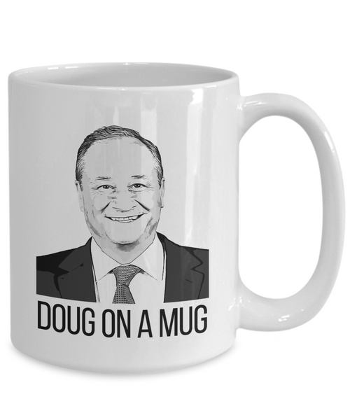 Doug Emhoff Mug, First Gentleman Coffee Cup, Kamala Harris for President Mug, Election 2024 Gifts, Democrat Mug