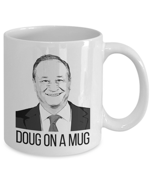 Doug Emhoff Mug, First Gentleman Coffee Cup, Kamala Harris for President Mug, Election 2024 Gifts, Democrat Mug