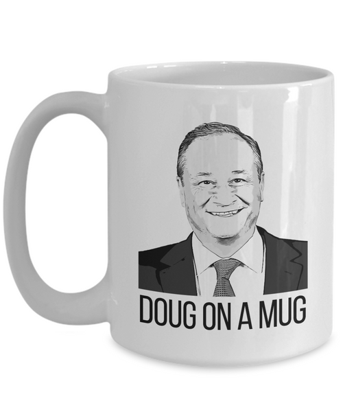 Doug Emhoff Mug, First Gentleman Coffee Cup, Kamala Harris for President Mug, Election 2024 Gifts, Democrat Mug