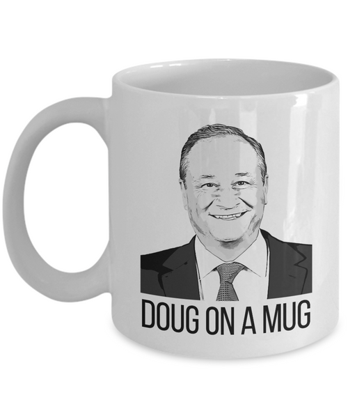 Doug Emhoff Mug, First Gentleman Coffee Cup, Kamala Harris for President Mug, Election 2024 Gifts, Democrat Mug