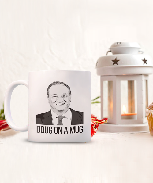 Doug Emhoff Mug, First Gentleman Coffee Cup, Kamala Harris for President Mug, Election 2024 Gifts, Democrat Mug