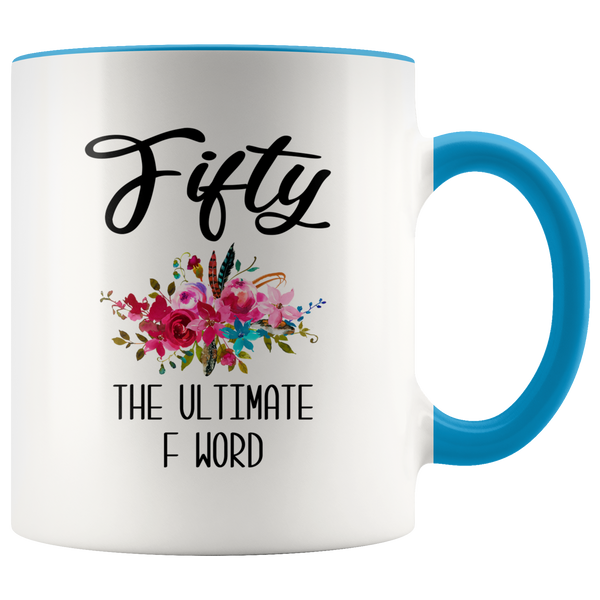 Funny 50th Birthday Gift for Women 50th Birthday Party Ideas for Her 50 Years Old Mug Turning 50 Midlife Coffee Cup