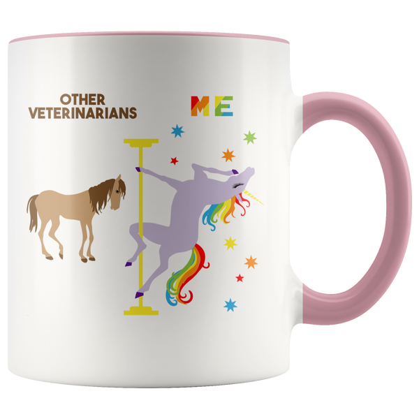 Veterinarian Gifts for Veterinarians Mug Funny Veterinarian Graduation Gift Idea Coffee Cup Pole Dancing Unicorn