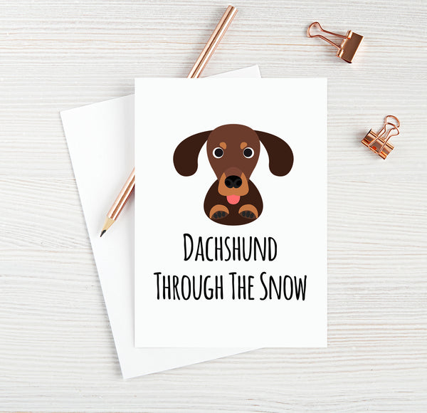 Dachshund Through The Snow