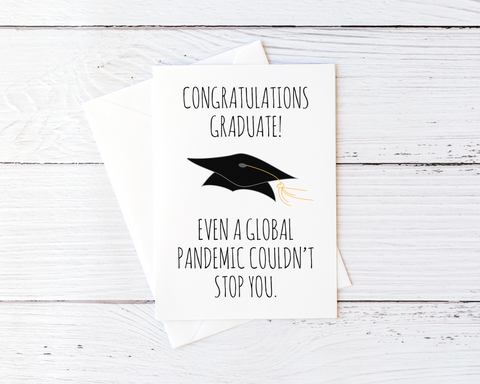 Graduation Card, Funny Graduation Card, High School Graduate Card, College Graduate Card, Class Of 2022 Card, Bachelors Graduate