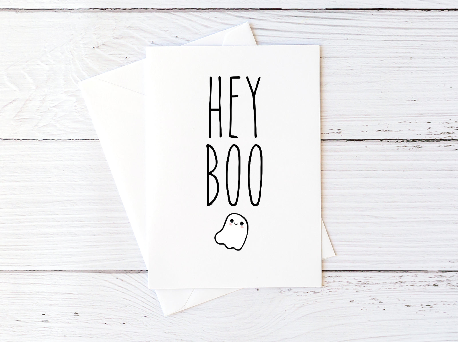 Hey Boo Card