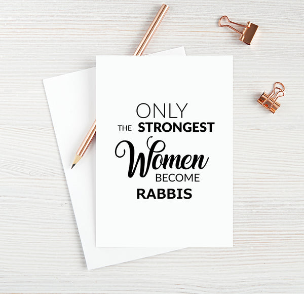 Only The Strongest Women Become Rabbis