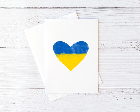 Ukraine Heart Card