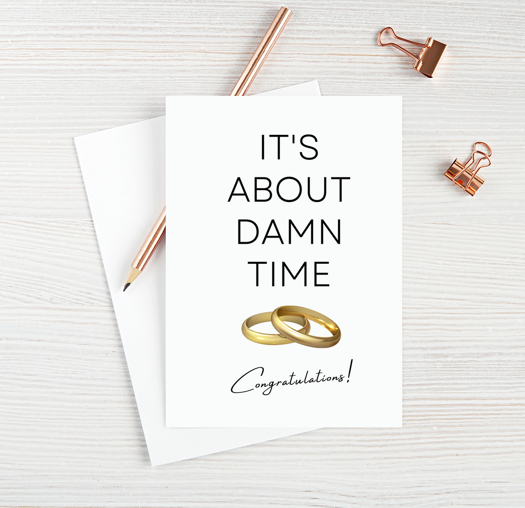 Gay Wedding Card, Gay Wedding, Same Sex Wedding, LGBTQ Wedding, LGBT W –  Cute But Rude