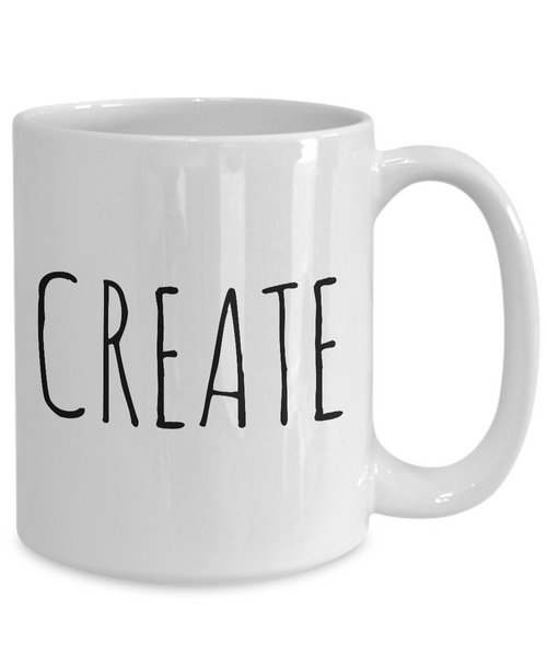 Create Mug - Artistic Coffee Mugs - Gifts for Artists-Cute But Rude