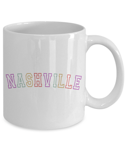 Nashville Mug, Nashville Gift, Nashville Coffee Cup, Nashville Decor, Nashville Girls Trip