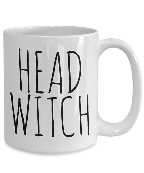 Head Witch Cauldron Mug Funny Halloween Ceramic Coffee Cup Gifts for Witches-Cute But Rude