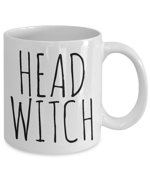 Head Witch Cauldron Mug Funny Halloween Ceramic Coffee Cup Gifts for Witches-Cute But Rude