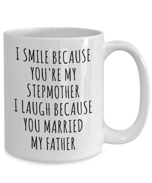 Stepmom Mug Stepmother Gift Idea Stepmom Gifts for Stepmoms Funny Coffee Cup-Cute But Rude