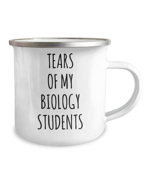 Tears Of My Biology Students Camping Mug Coffee Cup Funny Coworker Gifts