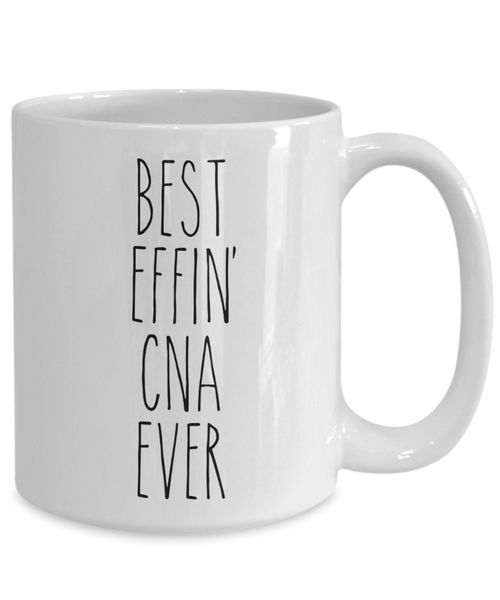 CNA Cup, CNA Mug, CNA Gifts, CNA Gift, Gifts for CNA, Best Effin CNA Ever Coffee Cup