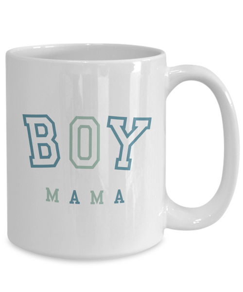 Boy Mama Mug, Mom of Boys, Expectant Mom Gift, Maternity Mug, Mother's Day Gift, Pregnancy Gift, To Mom From Son, Baby Shower Coffee Cup