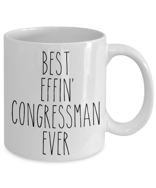 Gift For Congressman Best Effin' Congressman Ever Mug Coffee Cup Funny Coworker Gifts