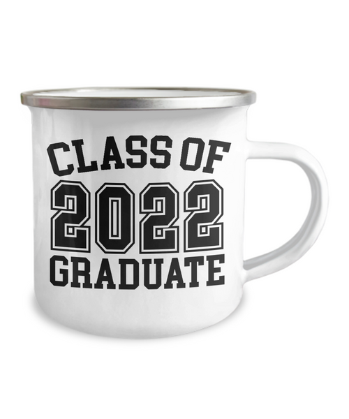 Class of 2022 Graduate Camping Mug Coffee Cup Funny Coworker Gifts