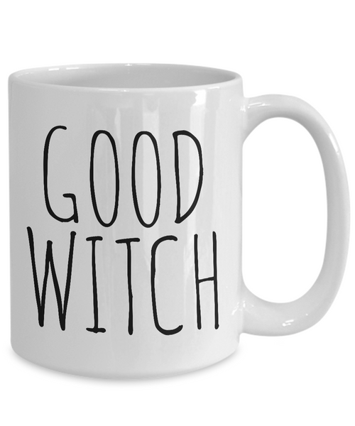 Good Witch Mug Funny Halloween Ceramic Coffee Cup Gifts for Witches-Cute But Rude