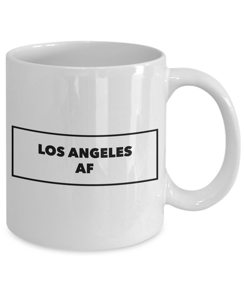 Los Angeles Coffee Mug - Los Angeles AF - California Mug - Cool Mugs-Cute But Rude