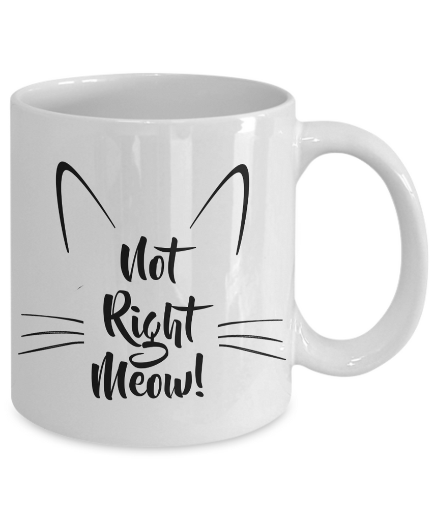 NEW Meow or Never Cat Mug