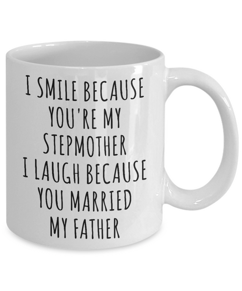 Stepmom Mug Stepmother Gift Idea Stepmom Gifts for Stepmoms Funny Coffee Cup-Cute But Rude