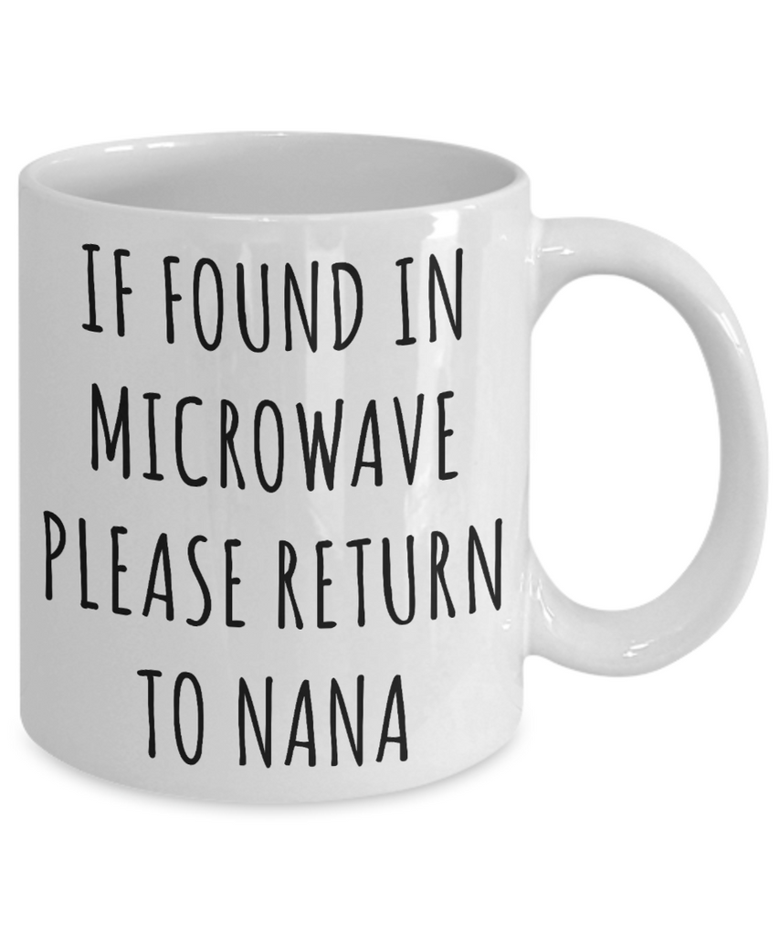 Coffee mug found in microwave funny mug