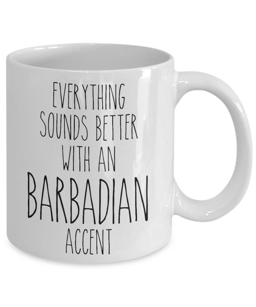 Barbados Mug Everything Sounds Better with a Barbadian Accent Coffee Cup Barbados Gift