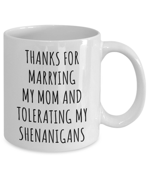 Step Dad Gift, Stepdad Gift, Stepdad Gifts, Gift for Stepdad, Stepdad Mug, Stepdad Fathers Day, Tolerating My Shenanigans Coffee Cup