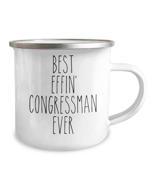 Gift For Congressman Best Effin' Congressman Ever Camping Mug Coffee Cup Funny Coworker Gifts