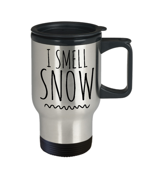 I Smell Snow Mug Stainless Steel Insulated Travel Coffee Cup-Cute But Rude