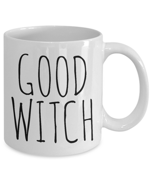 Good Witch Mug Funny Halloween Ceramic Coffee Cup Gifts for Witches-Cute But Rude