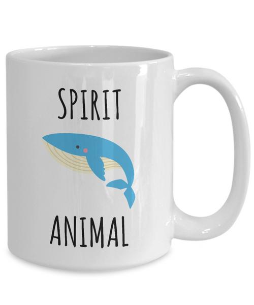 Whale Spirit Animal Mug Whales Gifts for Women Men Coffee Cup-Cute But Rude