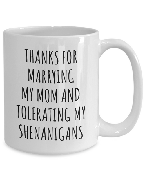 Step Dad Gift, Stepdad Gift, Stepdad Gifts, Gift for Stepdad, Stepdad Mug, Stepdad Fathers Day, Tolerating My Shenanigans Coffee Cup