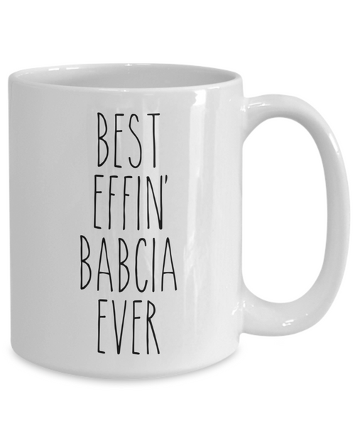 Polish Babcia Gifts, Babcia Mug, Babcia Gift, Gift From Grandkids, Best Effin Babcia Ever Coffee Cup