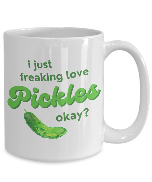 Pickle Mug, Funny Pickle Cup, Pickles, Pickle Gifts, Gift Exchange Idea