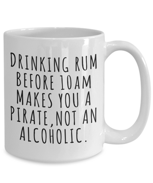 Funny Rum Lover Gift Idea Quote Mug Coffee Cup-Cute But Rude