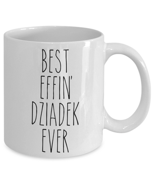 Dziadek Mug, Dziadek Gift, Dziadek, Gift From Grandkids, Best Effin Dziadek Ever Coffee Cup