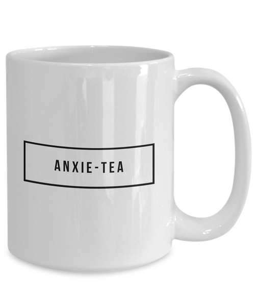 Anxiety Mug Anxietea Ceramic Novelty Coffee Cup-Cute But Rude