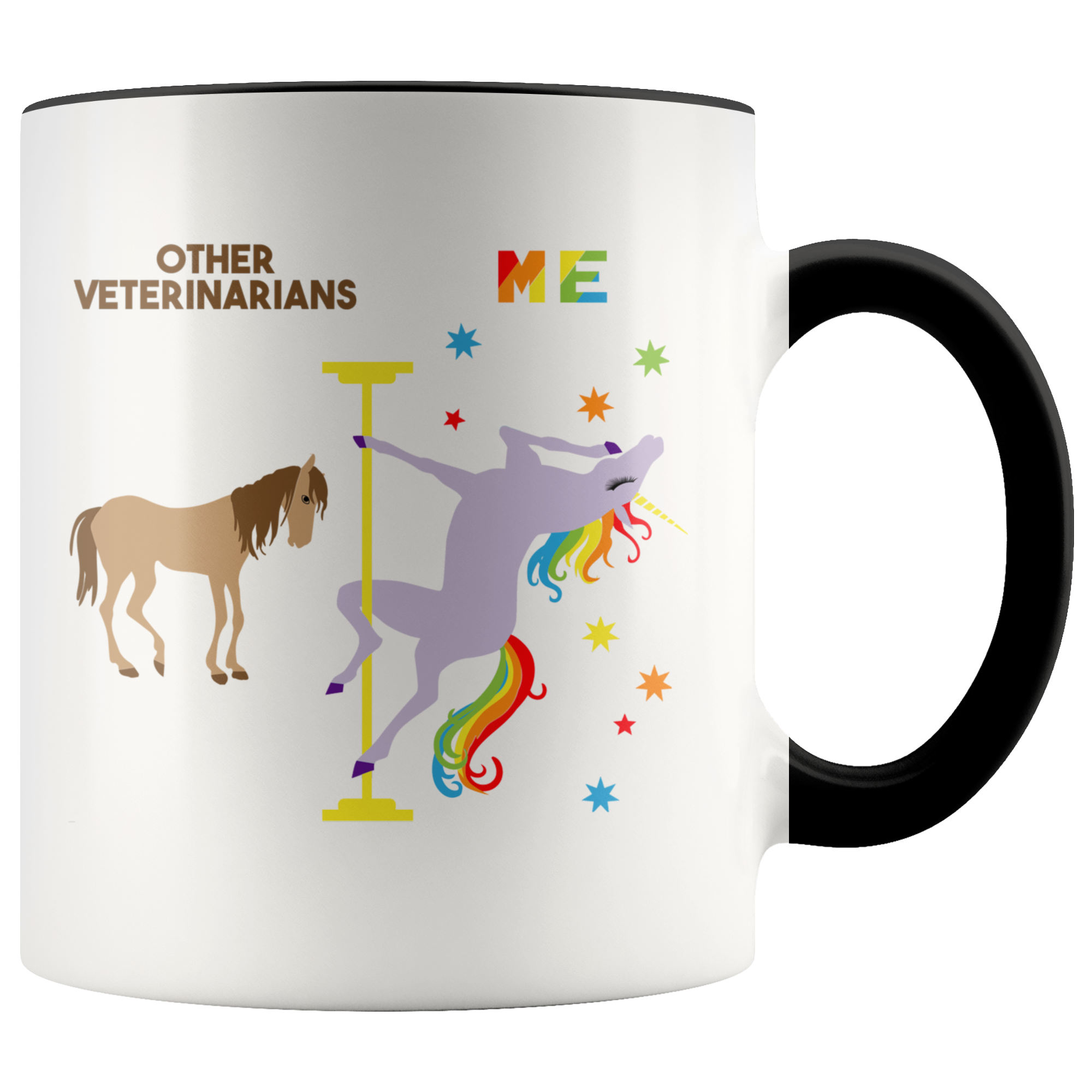 Veterinarian Gifts for Veterinarians Mug Funny Veterinarian Graduation Gift Idea Coffee Cup Pole Dancing Unicorn