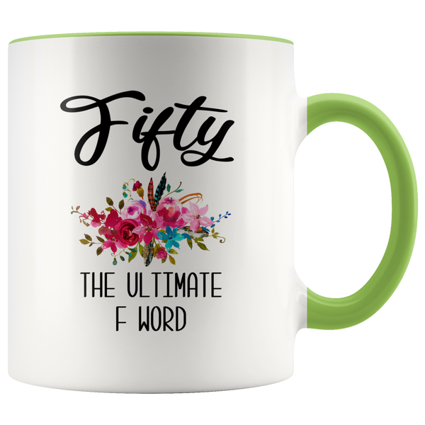 Funny 50th Birthday Gift for Women 50th Birthday Party Ideas for Her 50 Years Old Mug Turning 50 Midlife Coffee Cup