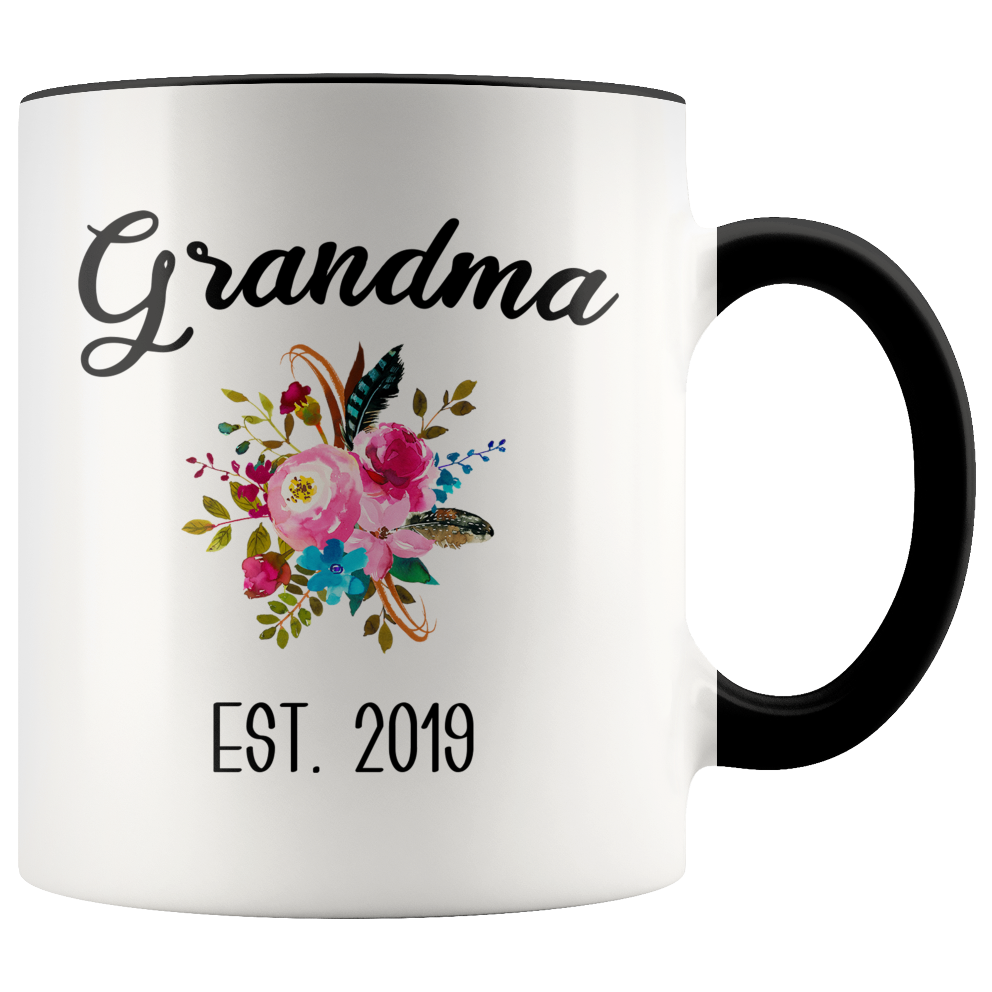 Grandma to be Mug Gifts for New Grandma Est 2019 Pregnancy Announcement for Grandparents Reveal to Grandparents