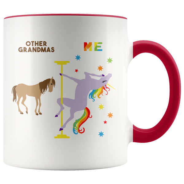 Grandma Gift Grandma Mug Gifts for Grandma for Christmas Gift for Grandmother Gift Funny Coffee Cup Pole Dancing Unicorn Mug