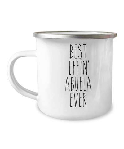 Gift For Abuela Best Effin' Abuela Ever Camping Mug Coffee Cup Funny Coworker Gifts