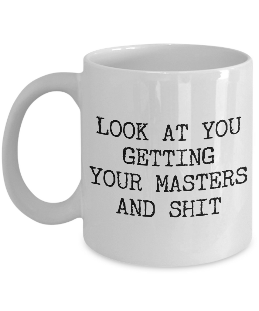 Masters Degree Gift Idea Master's Degree Graduation Gift Mug Funny Cof ...